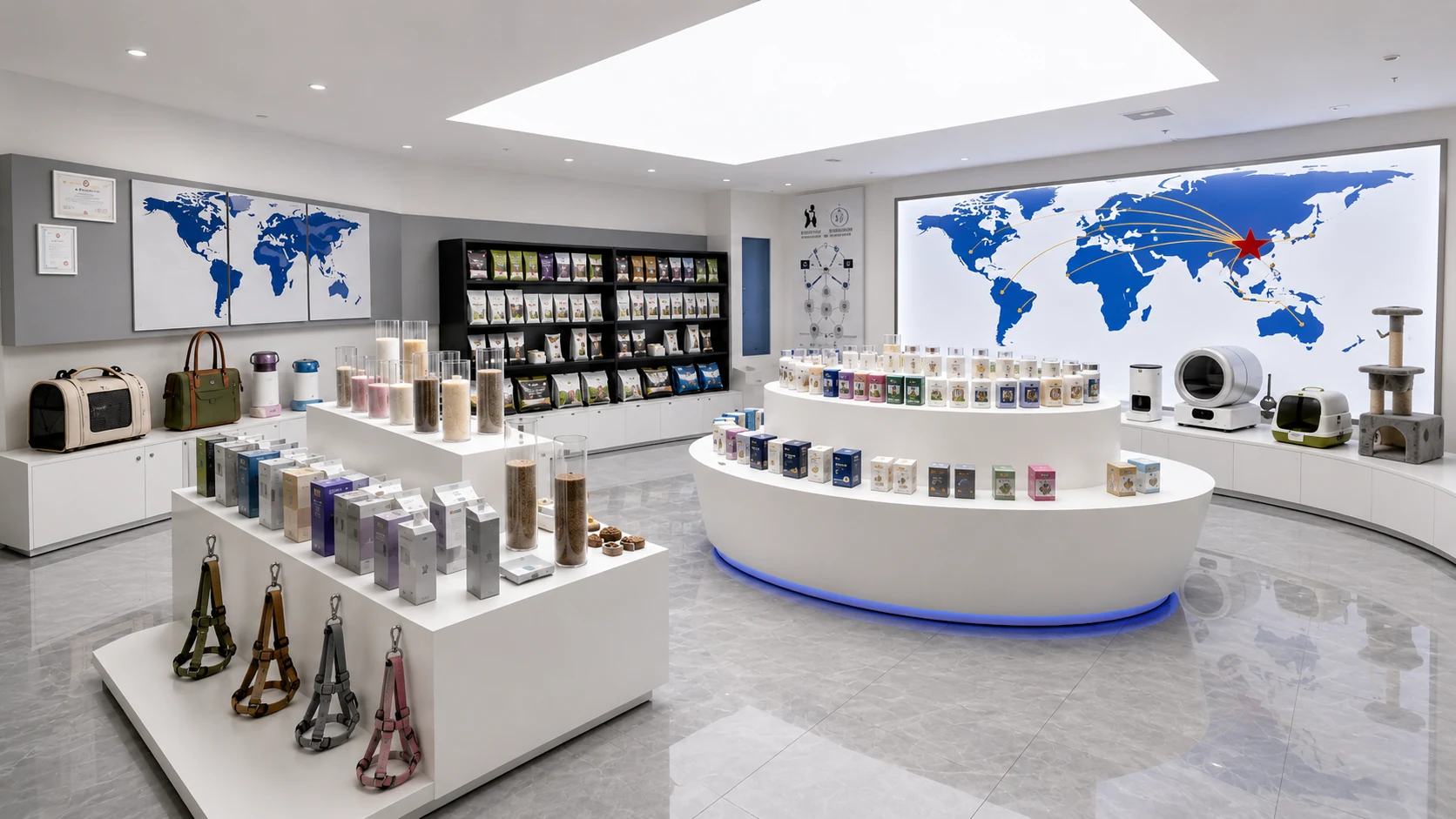 ZHANZHENG pet product showroom