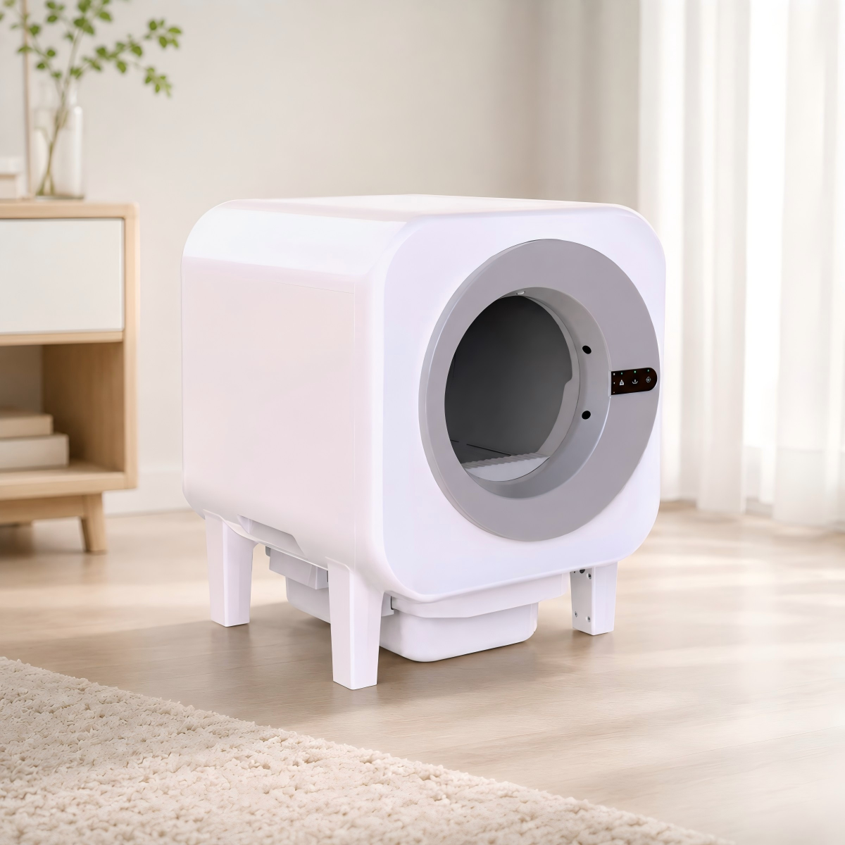 V Series Smart Self-Cleaning Cat Litter Box with WiFi & Video Monitoring image 2